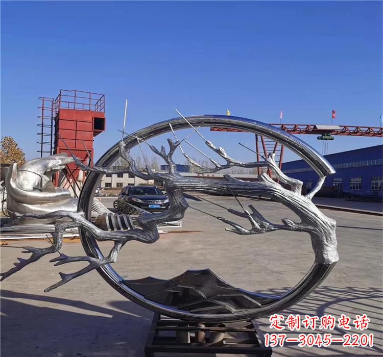 宁夏不锈钢树枝雕塑艺术与自然的完美结合