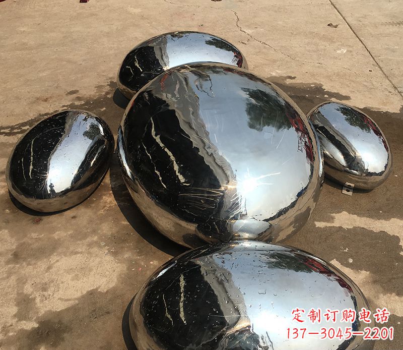 宁夏精致灵动的不锈钢水滴雕塑