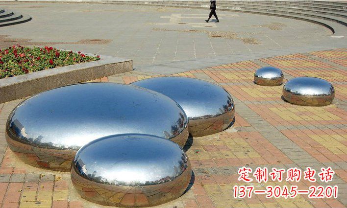 宁夏不锈钢水滴雕塑艺术与美的完美结合