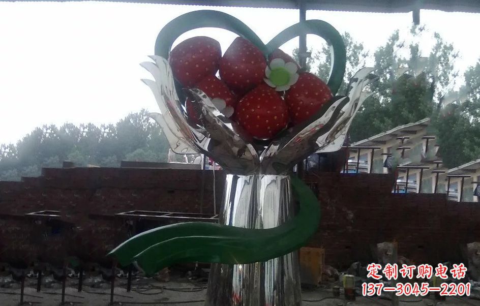 宁夏不锈钢水果雕塑精美绝伦