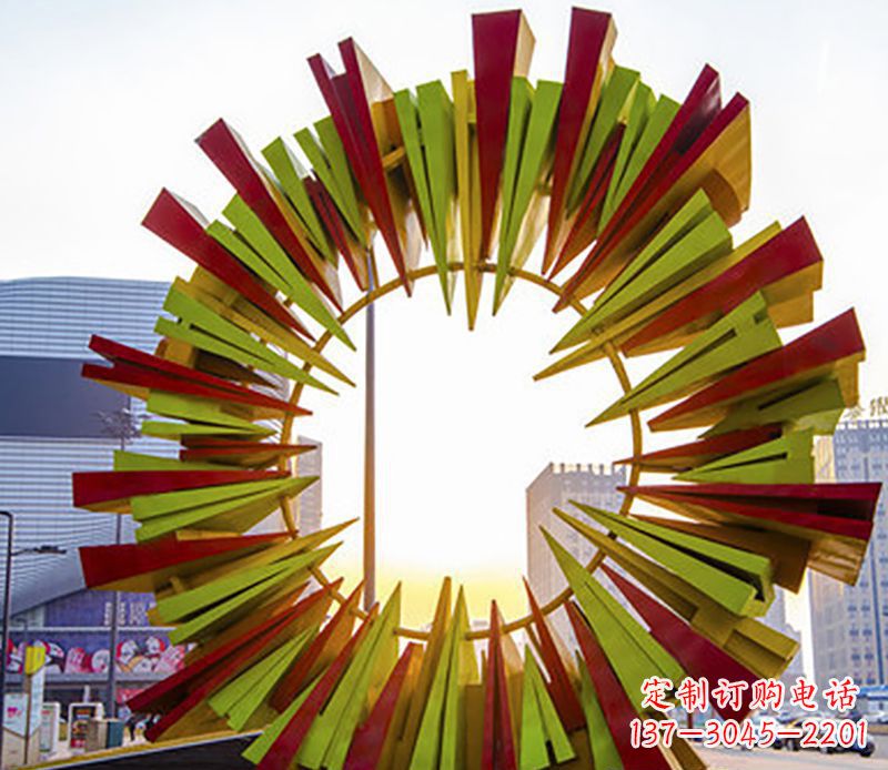 宁夏绚烂太阳,精美不锈钢太阳花雕塑