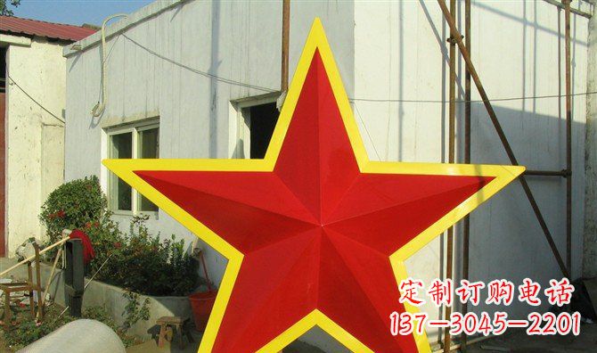 宁夏不锈钢五角星雕塑——高耸入云的精美艺术