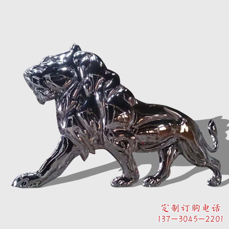 宁夏不锈钢西洋狮子雕塑