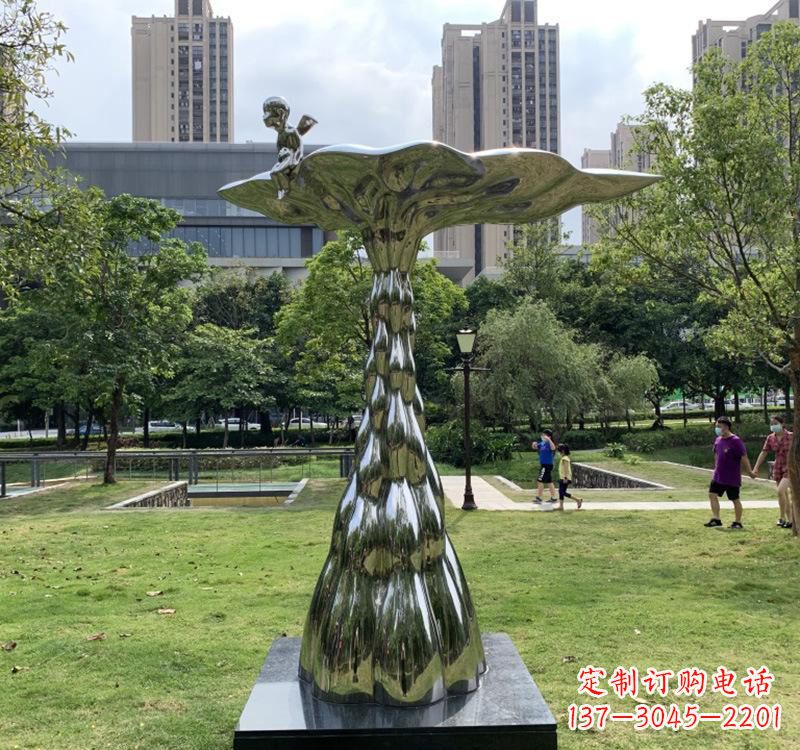 宁夏不锈钢现代水滴雕塑美轮美奂的艺术精品