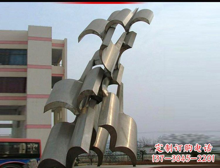 宁夏不锈钢书籍雕塑——记录着校园文化的精彩历史