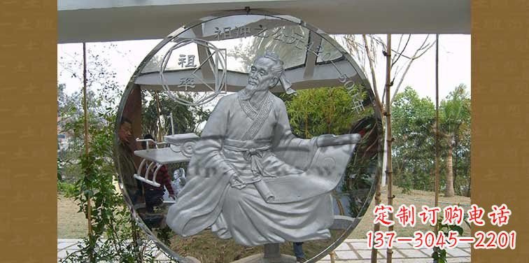 宁夏青铜像祖冲之雕塑