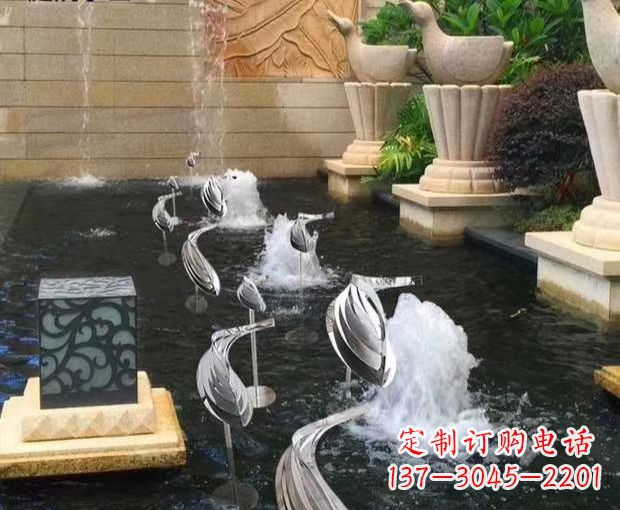 宁夏动物雕塑表达自然之美