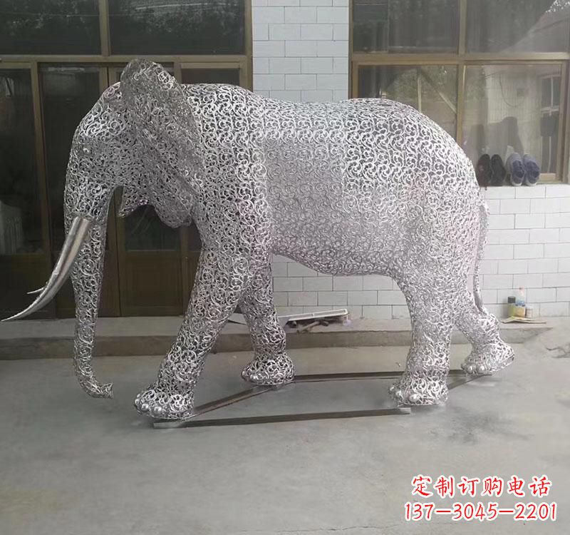 宁夏不锈钢大象雕塑它的魅力无限