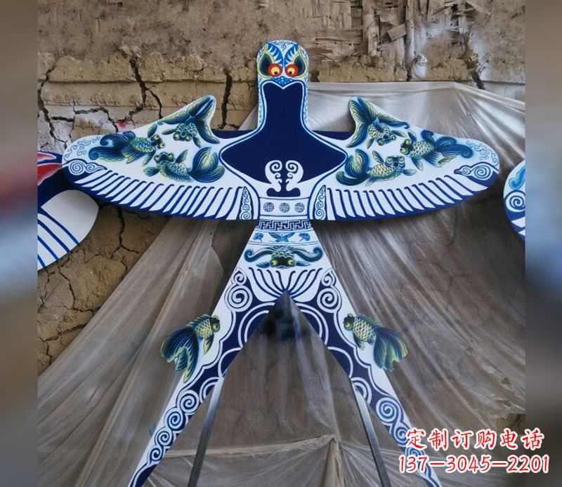宁夏不锈钢蜘蛛侠风筝雕塑的象征