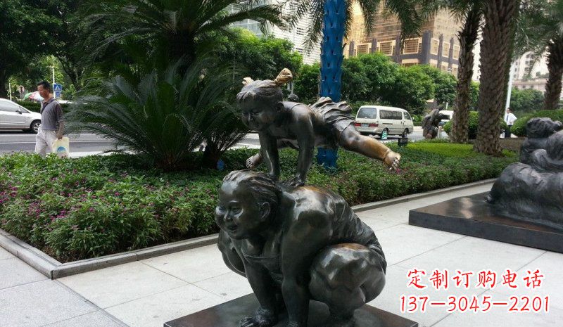 宁夏精美山羊雕塑,点缀步行街