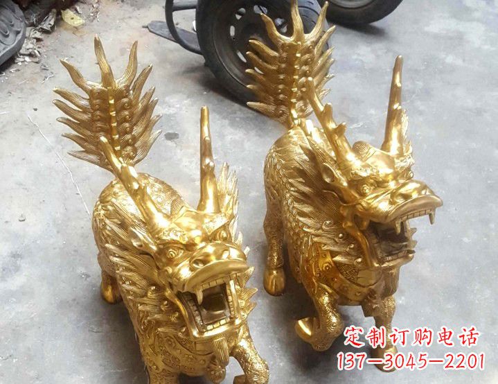 宁夏麒麟雕塑东方之瑰宝