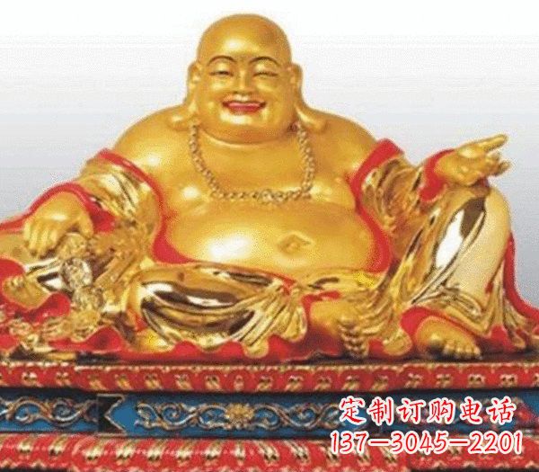 宁夏弥勒佛铜雕的精美