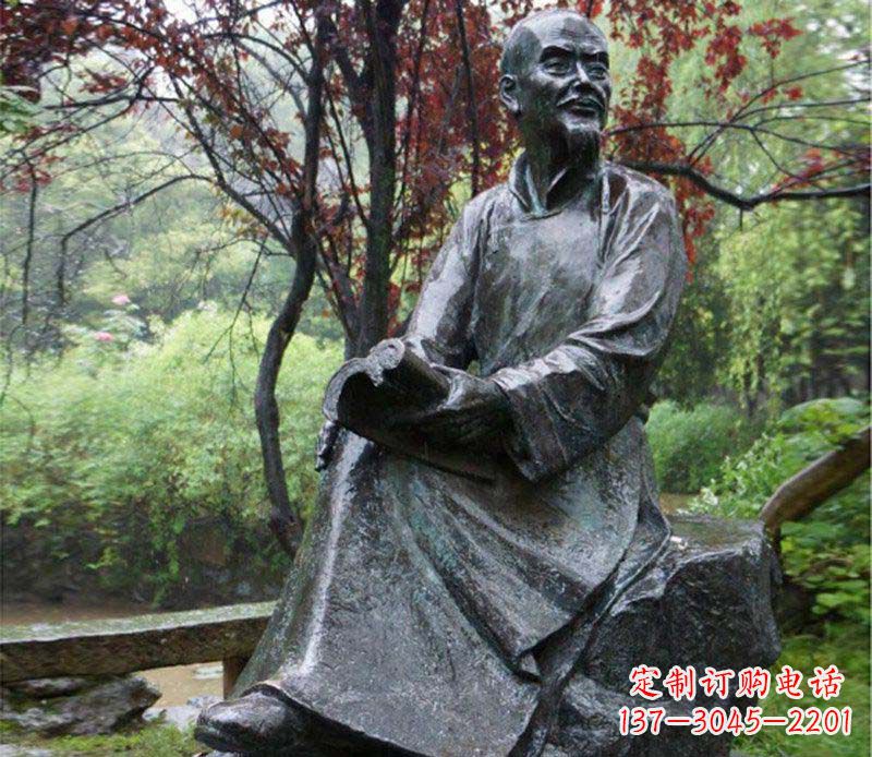 宁夏纪念古代名人的雕塑