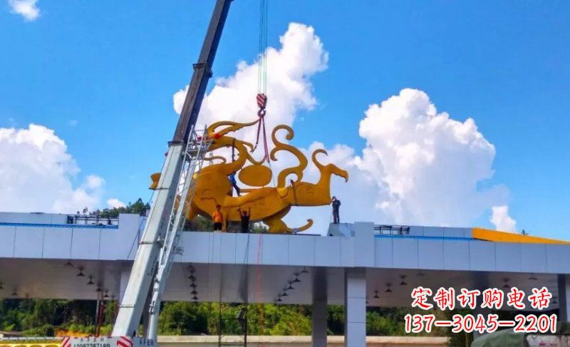 宁夏精美不锈钢龙雕塑,点缀城市之美