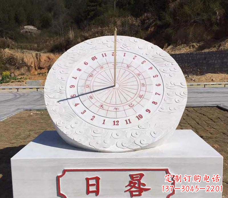 宁夏赤道日晷校园石雕把美丽融入校园