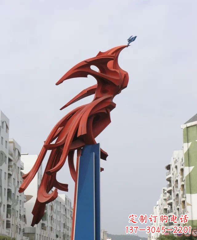 宁夏凤凰雕塑传承古老文化的艺术精品