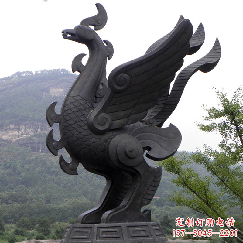宁夏凤凰铜雕传承古神兽之美