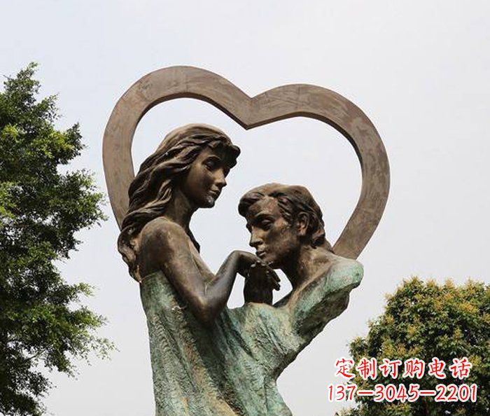 宁夏浪漫爱情,永恒铜雕