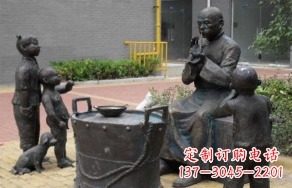 宁夏糖果人铜雕——艺术之美