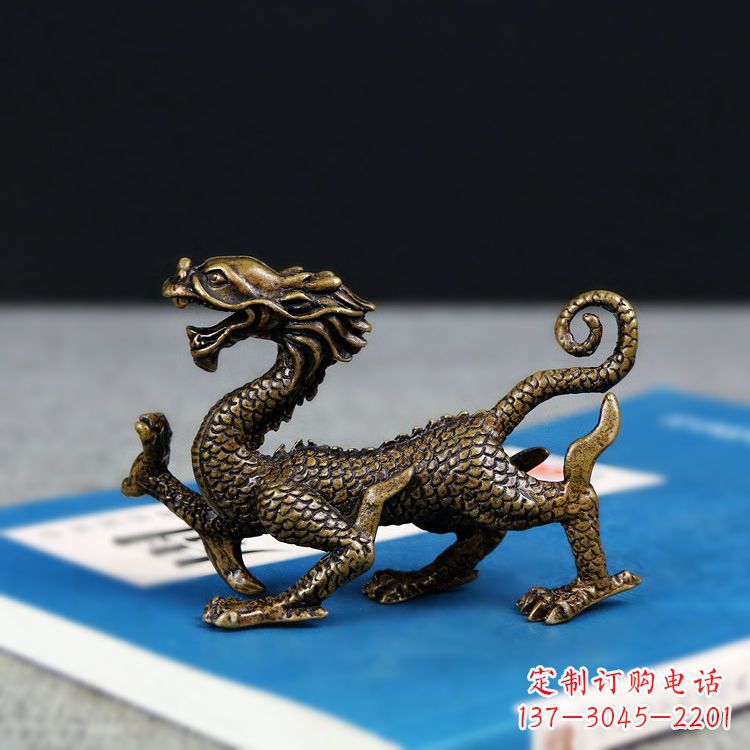 宁夏青龙雕塑用纯铜熔铸而成