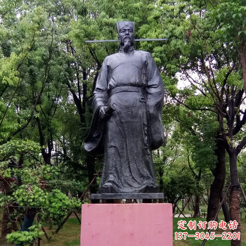 宁夏铜雕陶渊明——传承古代文学精髓