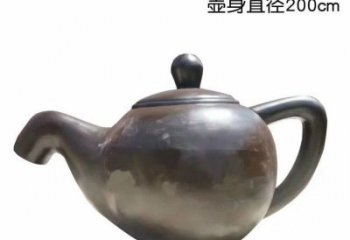 宁夏青铜茶壶雕塑——彰显传统文化的艺术精髓