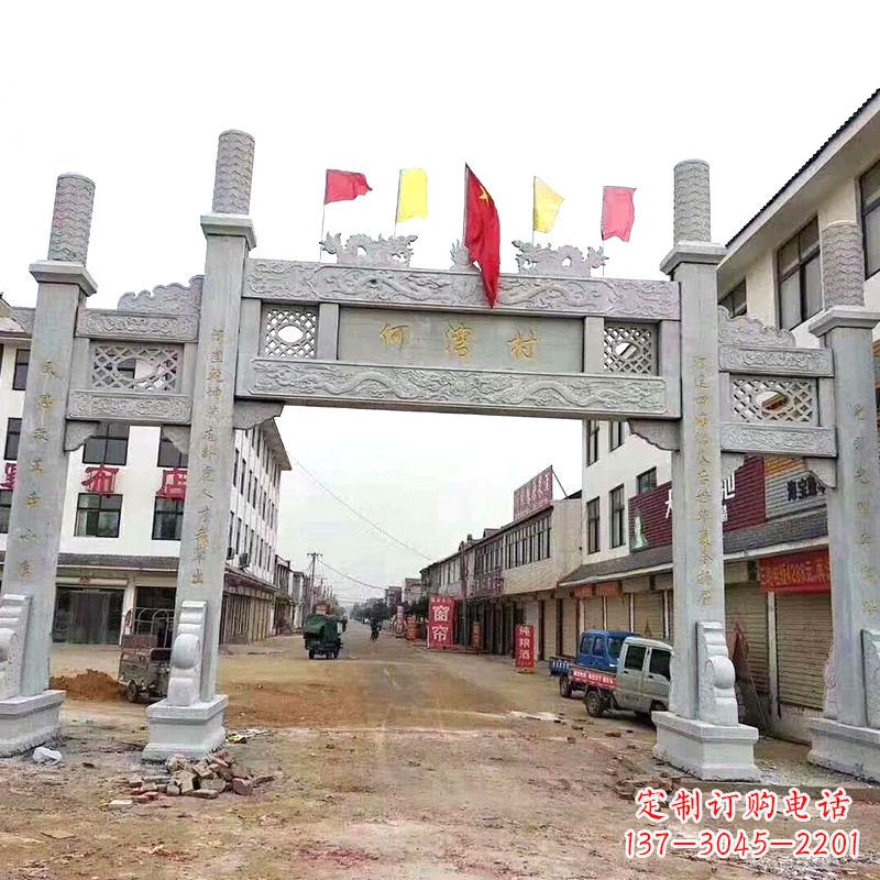 宁夏传统文化的珍贵遗产——牌坊雕塑