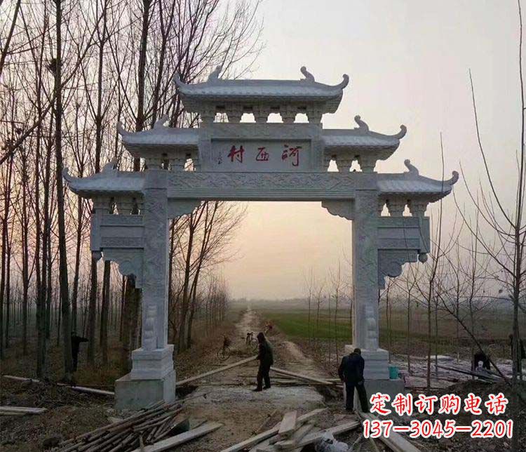宁夏牌坊雕塑——记忆中的美丽家乡