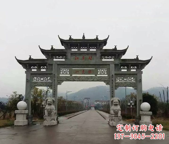 宁夏牌坊石雕传承民间文化