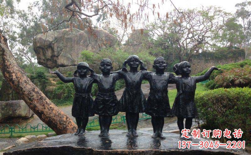 宁夏儿童雕塑传承着童真的美好