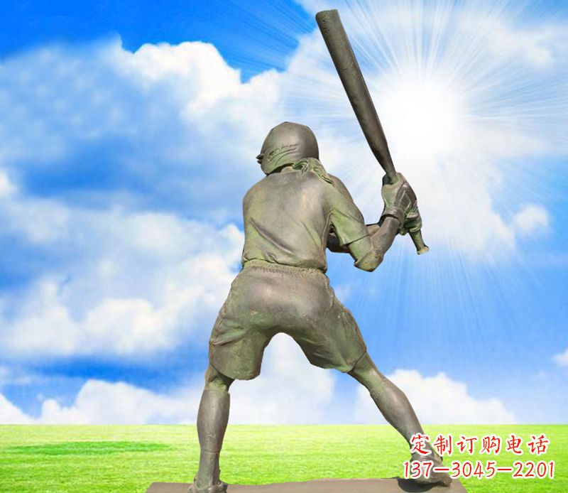 宁夏纪念棒球精美的棒球雕塑