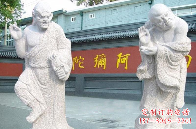宁夏大理石罗汉雕塑佛教精神的象征