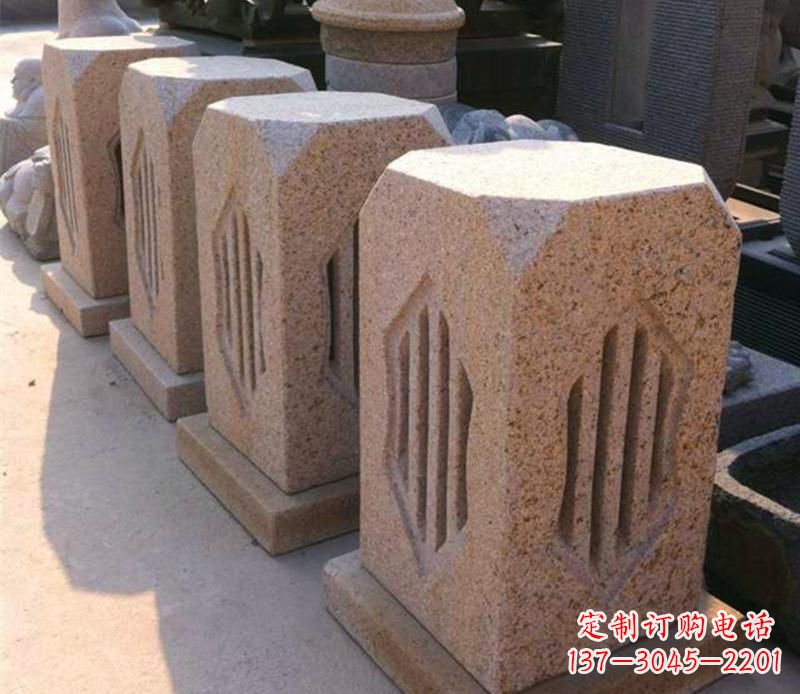 宁夏精美的大理石灯雕塑