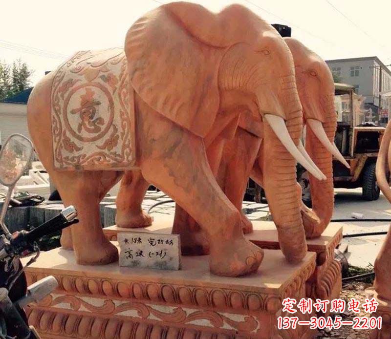 宁夏大象雕塑 传承古典文化的艺术精品