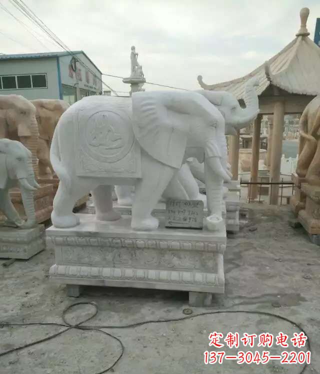 宁夏大理石大象——雕塑之美