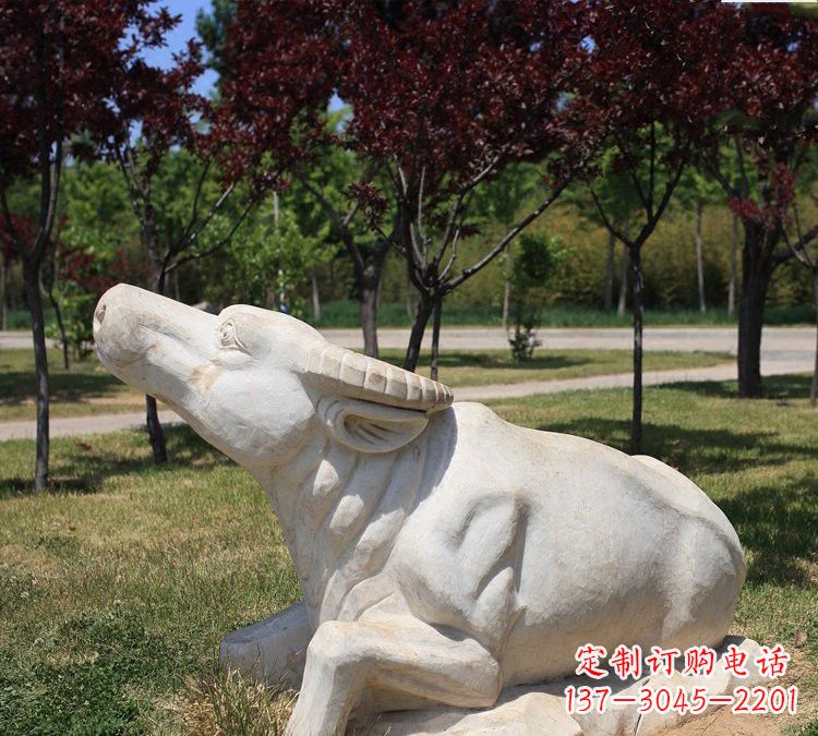 宁夏大理石动物雕塑传承文化的艺术精品