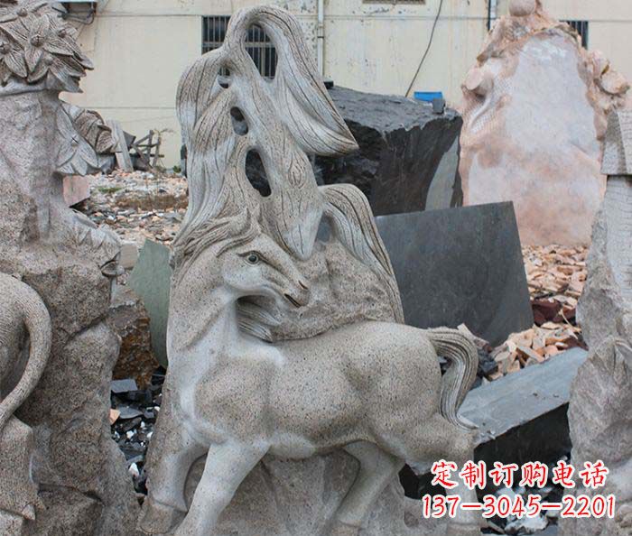 宁夏大理石动物雕塑丰富多彩的艺术品