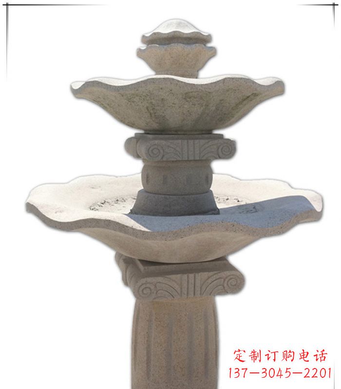 宁夏大理石多层喷泉石雕精美绝伦的艺术形式