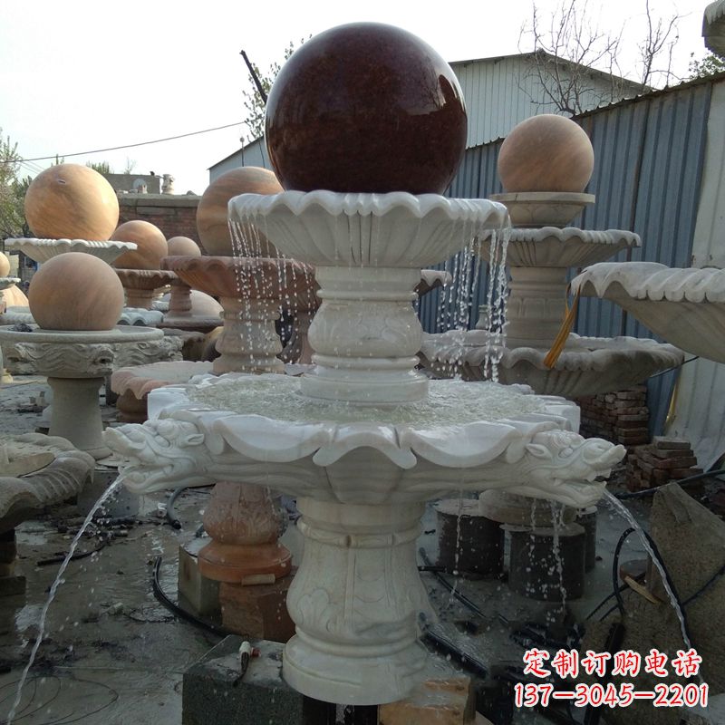 宁夏大理石风水球雕塑传统文化的艺术精髓