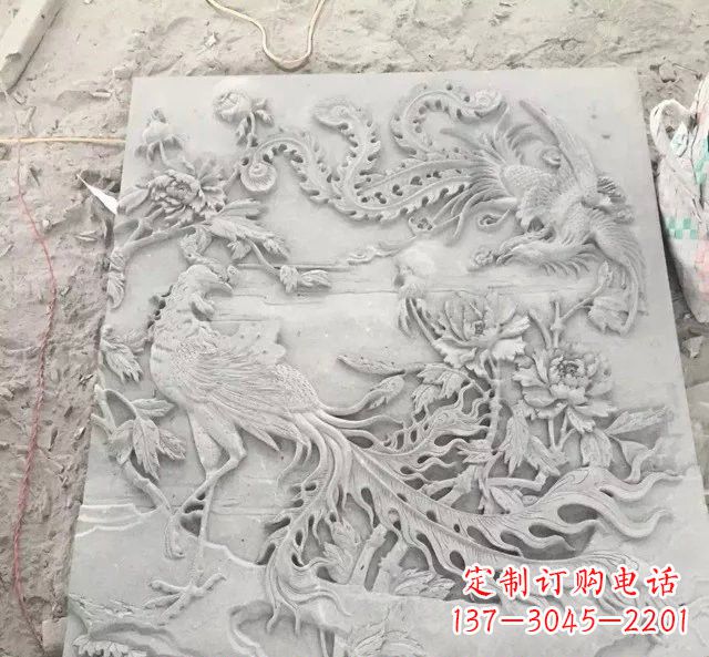 宁夏精美的凤凰雕塑