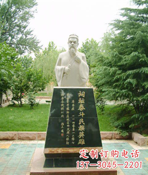 宁夏古代名人雕塑,荟萃中国文化