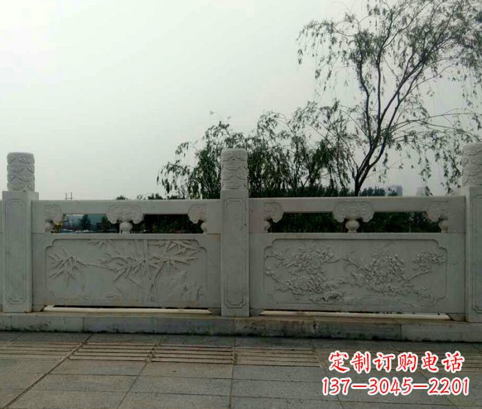 宁夏精美大理石栏板石雕