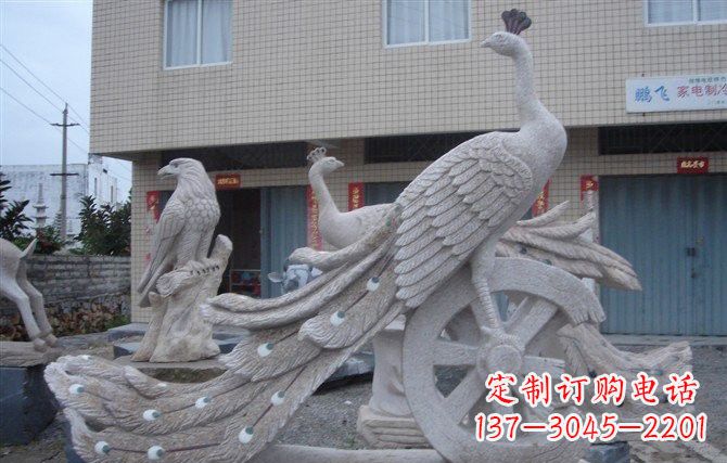 宁夏大理石孔雀石雕塑