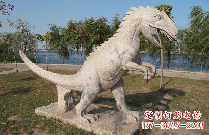 宁夏大理石恐龙石雕