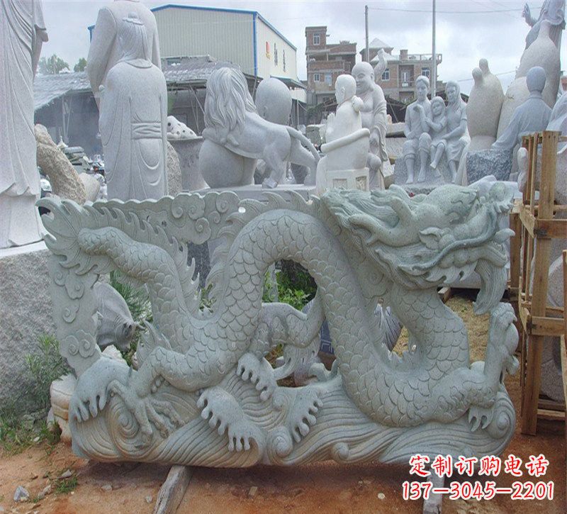 宁夏大理石龙石雕传承古老文化,精雕细琢的艺术品