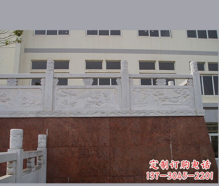宁夏精致美观的大理石栏板雕塑
