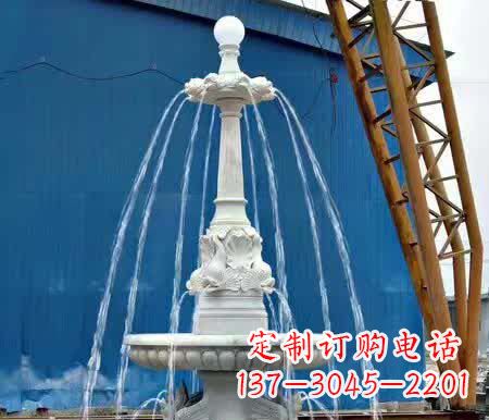 宁夏精致大理石喷泉雕塑