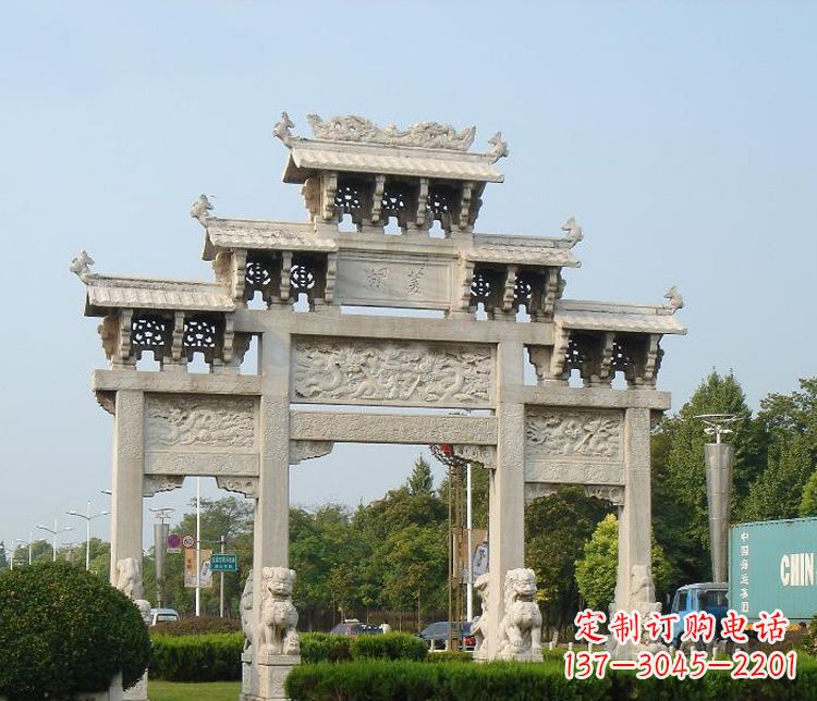 宁夏大理石牌坊雕塑——精致纯粹、卓越优雅