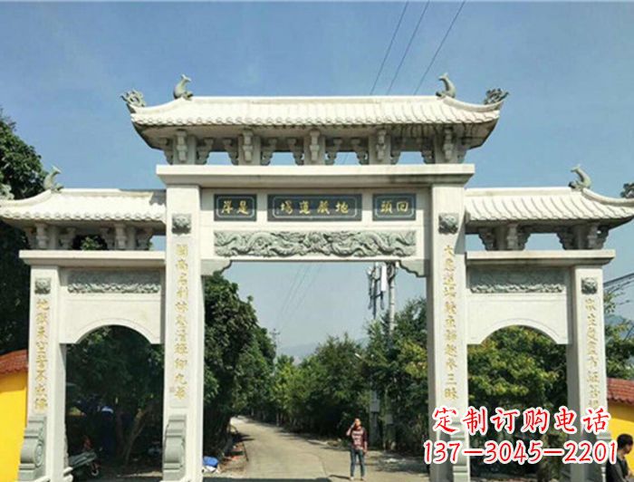 宁夏大理石牌坊雕塑