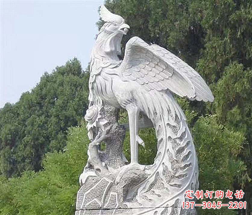 宁夏大理石凤凰雕塑